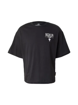 Obrázek produktu ALPHA INDUSTRIES Tričko 'Berlin Candy Bomber'  černá / bílá