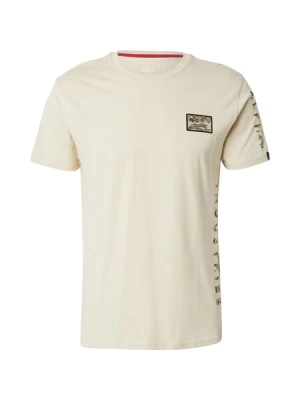 Obrázek produktu ALPHA INDUSTRIES Tričko  béžová / hnědá / offwhite