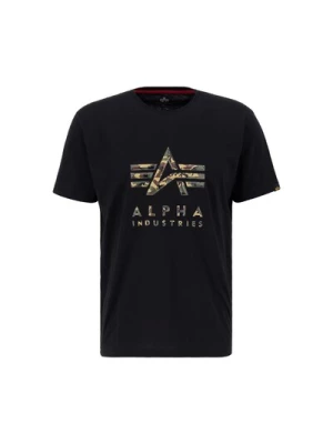 Obrázek produktu ALPHA INDUSTRIES Tričko 'Camo PP T'  hnědá / khaki / zelený melír / černá