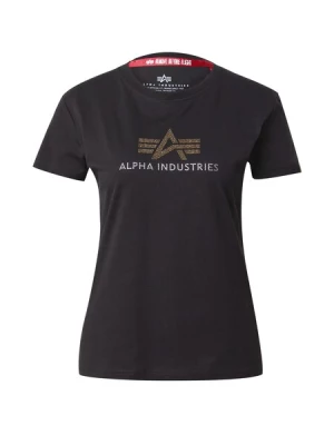 Obrázek produktu ALPHA INDUSTRIES Tričko 'Crystal'  zlatá / černá / stříbrná