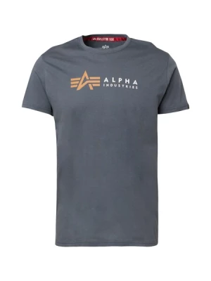 Obrázek produktu ALPHA INDUSTRIES Tričko  grafitová / meruňková / bílá