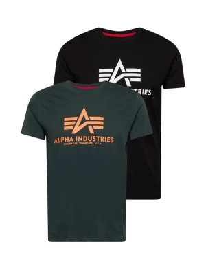 Obrázek produktu ALPHA INDUSTRIES Tričko  jedle / jasně oranžová / černá / bílá