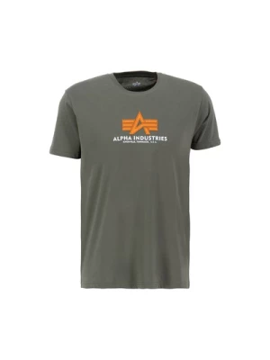 Obrázek produktu ALPHA INDUSTRIES Tričko  khaki / oranžová / bílá