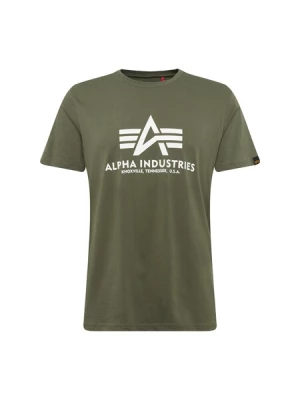 Obrázek produktu ALPHA INDUSTRIES Tričko  olivová / bílá
