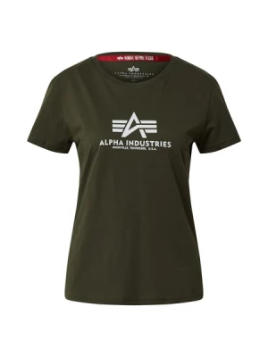 Obrázek produktu ALPHA INDUSTRIES Tričko  olivová / bílá