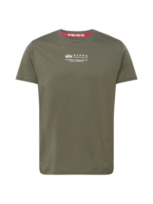 Obrázek produktu ALPHA INDUSTRIES Tričko  olivová / bílá