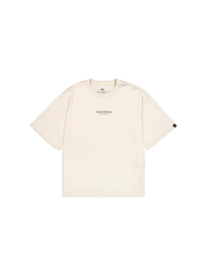 Obrázek produktu ALPHA INDUSTRIES Tričko 'Studio Edition'  béžová / fialová / černá