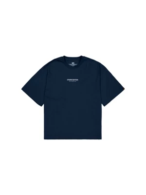 Obrázek produktu ALPHA INDUSTRIES Tričko 'Studio Edition BP'  marine modrá / šedá / orchidej / bílá