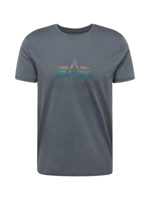 Obrázek produktu ALPHA INDUSTRIES Tričko  tmavě šedá / zelená / fialová / oranžová