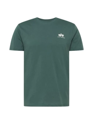 Obrázek produktu ALPHA INDUSTRIES Tričko  tmavě zelená / bílá