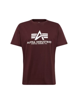 Obrázek produktu ALPHA INDUSTRIES Tričko  vínově červená / bílá