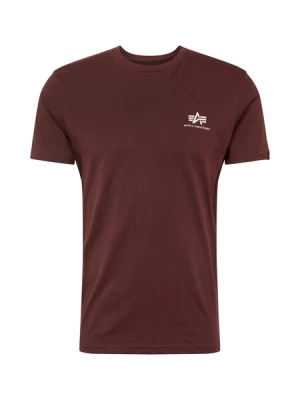 Obrázek produktu ALPHA INDUSTRIES Tričko  vínově červená / bílá