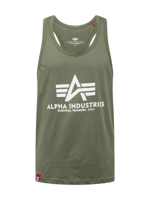 Obrázek produktu ALPHA INDUSTRIES Tričko  zelená / bílá
