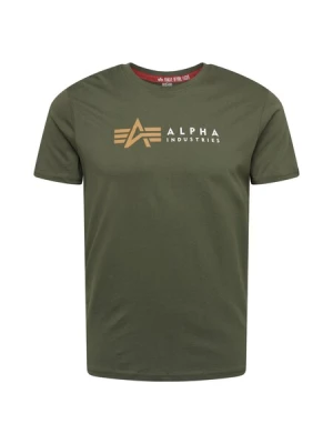 Obrázek produktu ALPHA INDUSTRIES Tričko  zlatě žlutá / olivová / bílá