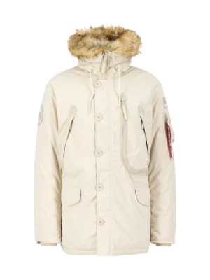 Obrázek produktu ALPHA INDUSTRIES Zimní bunda  béžová / hnědá / červená