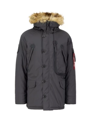 Obrázek produktu ALPHA INDUSTRIES Zimní bunda 'Polar'  šedá / červená