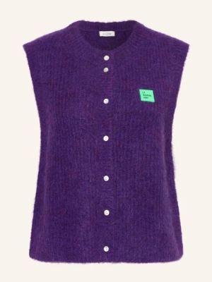 Obrázek produktu American Vintage Pletená Vesta East S Alpakou tmavě fialová