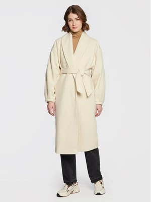 Obrázek produktu American Vintage Vlněný kabát Karabay KARA17BH22 Écru Relaxed Fit