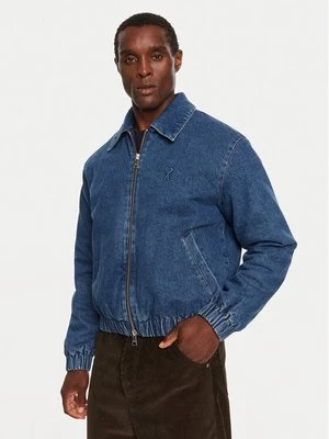 Obrázek produktu AMI Paris Jeansová bunda HJK020DE0031 Modrá Regular Fit