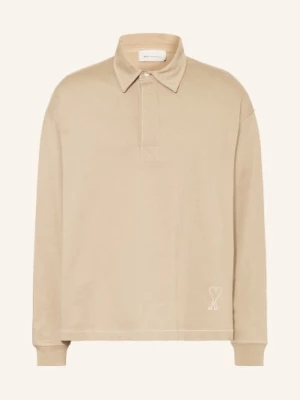 Obrázek produktu Ami Paris Polo Tričko Z Džerzeje, Oversized Střih béžová