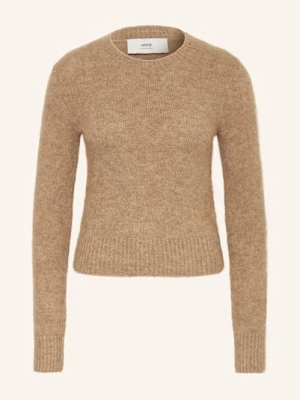 Obrázek produktu Ami Paris Svetr S Merino Vlnou A Alpakou 280 camel