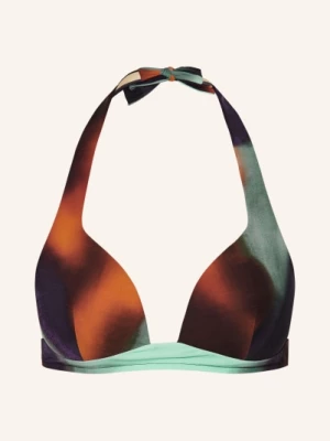 Obrázek produktu Andres Sarda Trojúhelníkový Horní Díl Bikin Rinko tmavě oranžová / mátová / tmavě hnědá