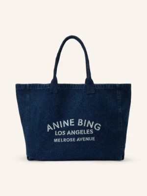 Obrázek produktu Anine Bing Shopper Leo tmavě modrá