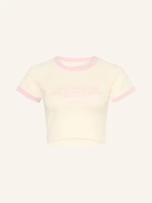 Obrázek produktu Another Cotton Lab Krátké Tričko Post Pilates krémová / světle růžová