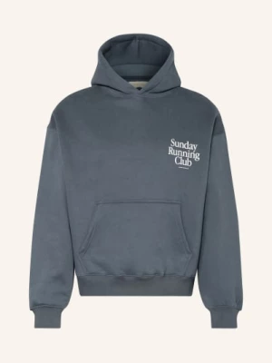Obrázek produktu Another Cotton Lab Oversized Mikina S Kapucí černošedá / bílá