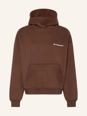 Obrázek produktu Another Cotton Lab Oversized Mikina S Kapucí hnědá / bílá