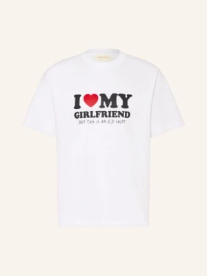 Obrázek produktu Another Cotton Lab Oversized Tričko bílá / červená / černá