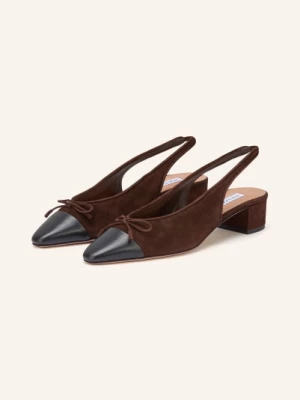 Obrázek produktu Aquazzura Lodičky Gioia tmavě hnědá / černá