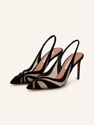Obrázek produktu Aquazzura Slingpumps S Otevřenou Patou Lune Sling černá