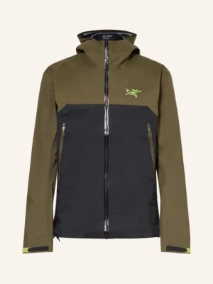 Obrázek produktu Arc'teryx Hardshellová Bunda Beta khaki / neonově zelená / černá