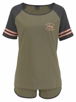 Obrázek produktu ARIZONA Pyžamo  tmavě modrá / khaki / meruňková