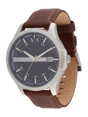 Obrázek produktu ARMANI EXCHANGE Analogové hodinky  tmavě modrá / hnědá / stříbrná