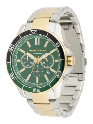 Obrázek produktu ARMANI EXCHANGE Analogové hodinky  zlatá / smaragdová / stříbrná