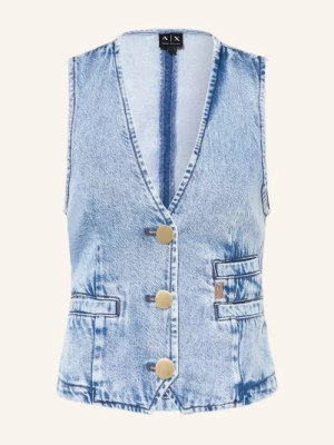 Obrázek produktu Armani Exchange Džínová Vesta tmavě modrá