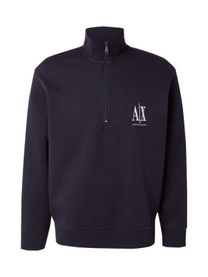 Obrázek produktu ARMANI EXCHANGE Mikina  marine modrá / bílá