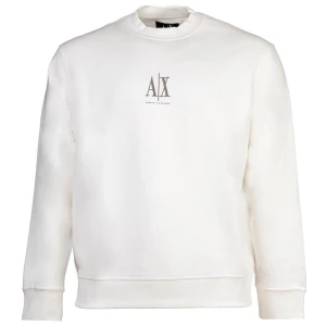 Obrázek produktu ARMANI EXCHANGE Mikina  šedobéžová / bílá
