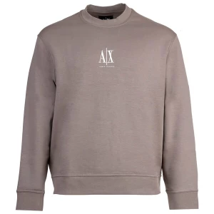 Obrázek produktu ARMANI EXCHANGE Mikina  světle hnědá / bílá