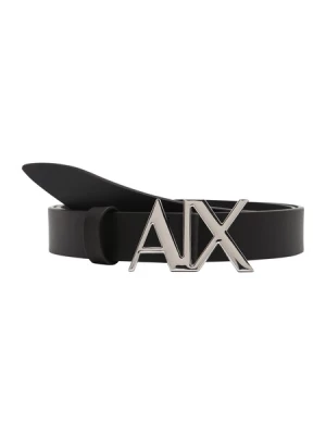 Obrázek produktu ARMANI EXCHANGE Opasek  černá / stříbrná