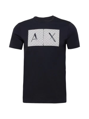 Obrázek produktu ARMANI EXCHANGE Tričko  tmavě modrá / bílá
