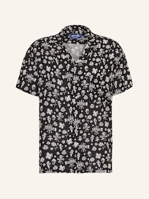 Obrázek produktu Arrels Barcelona Košile Resort Black Mexican Birds × Marion Deuchars Comfort Fit černá