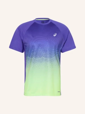 Obrázek produktu Asics Běžecké Tričko Road Fade modrá / neonově zelená