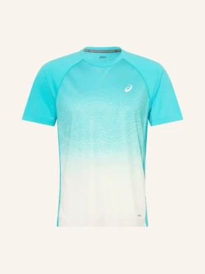 Obrázek produktu Asics Běžecké Tričko Road Fade tyrkysová / bílá