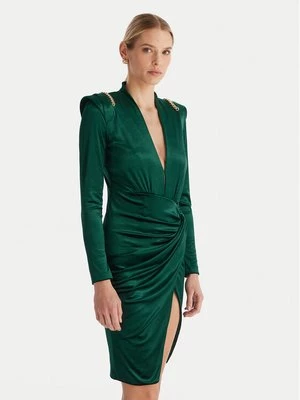 Obrázek produktu Babylon Koktejlové šaty MF204C Zelená Slim Fit