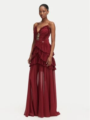 Obrázek produktu Babylon Večerní šaty W S00924 Bordó Regular Fit