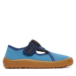 Obrázek produktu Bačkory Froddo Barefoot Canvas T-Bar G1700439-1 S Modrá