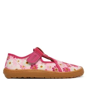 Obrázek produktu Bačkory Froddo Barefoot Canvas T-Bar G1700439-4 D Růžová